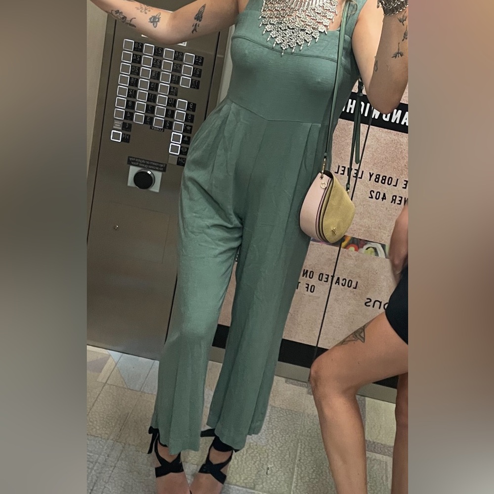 Green Romper / Jumpsuit
